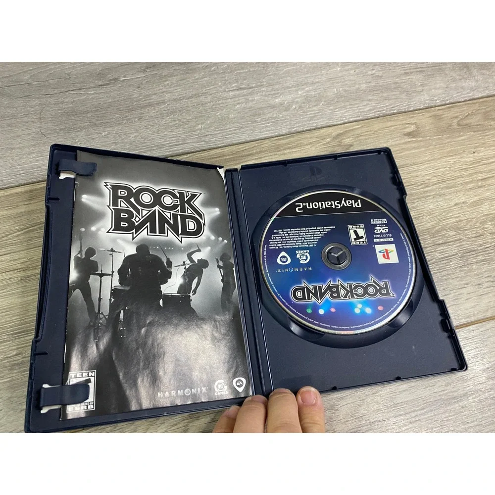 Rock Band Sony PlayStation 2 PS2 Game 2007 SLUS 21682 Complete with Manual